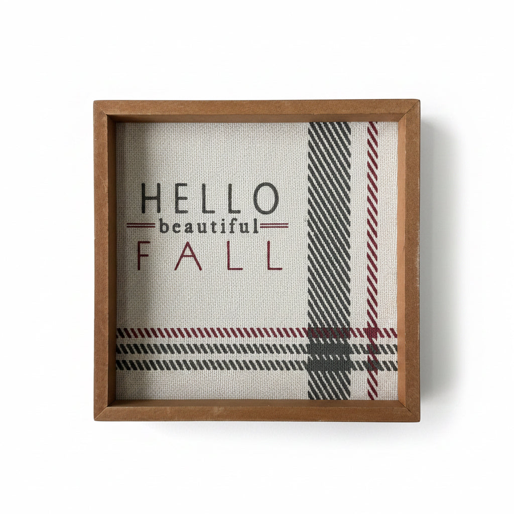 Rótulo Hello Fall