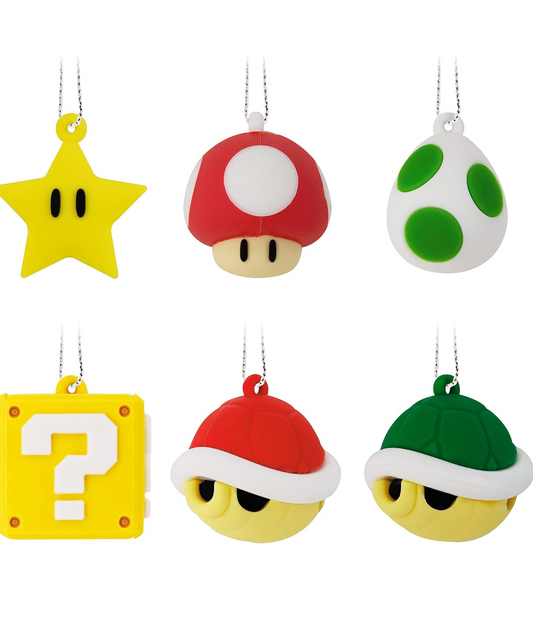 Set Ornamentos Súper Mario