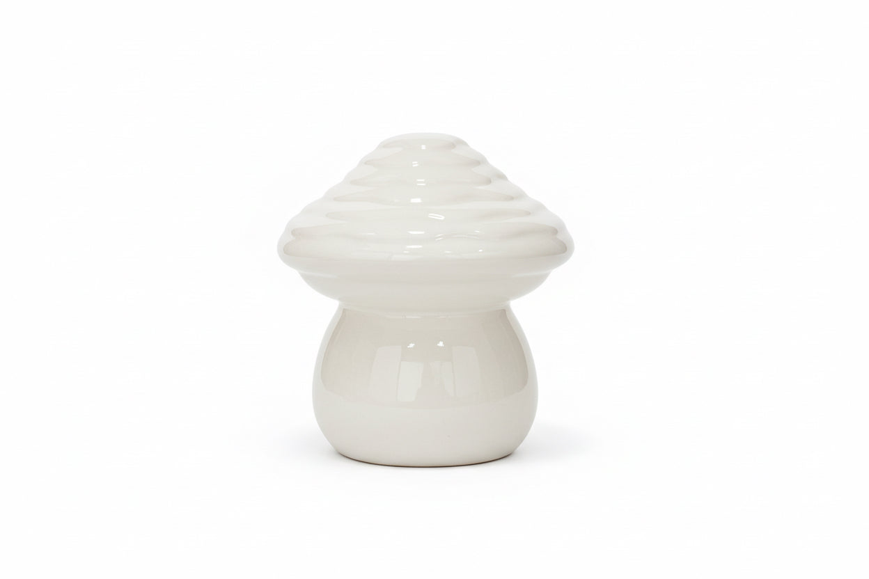 Honguito Blanco Cerámica