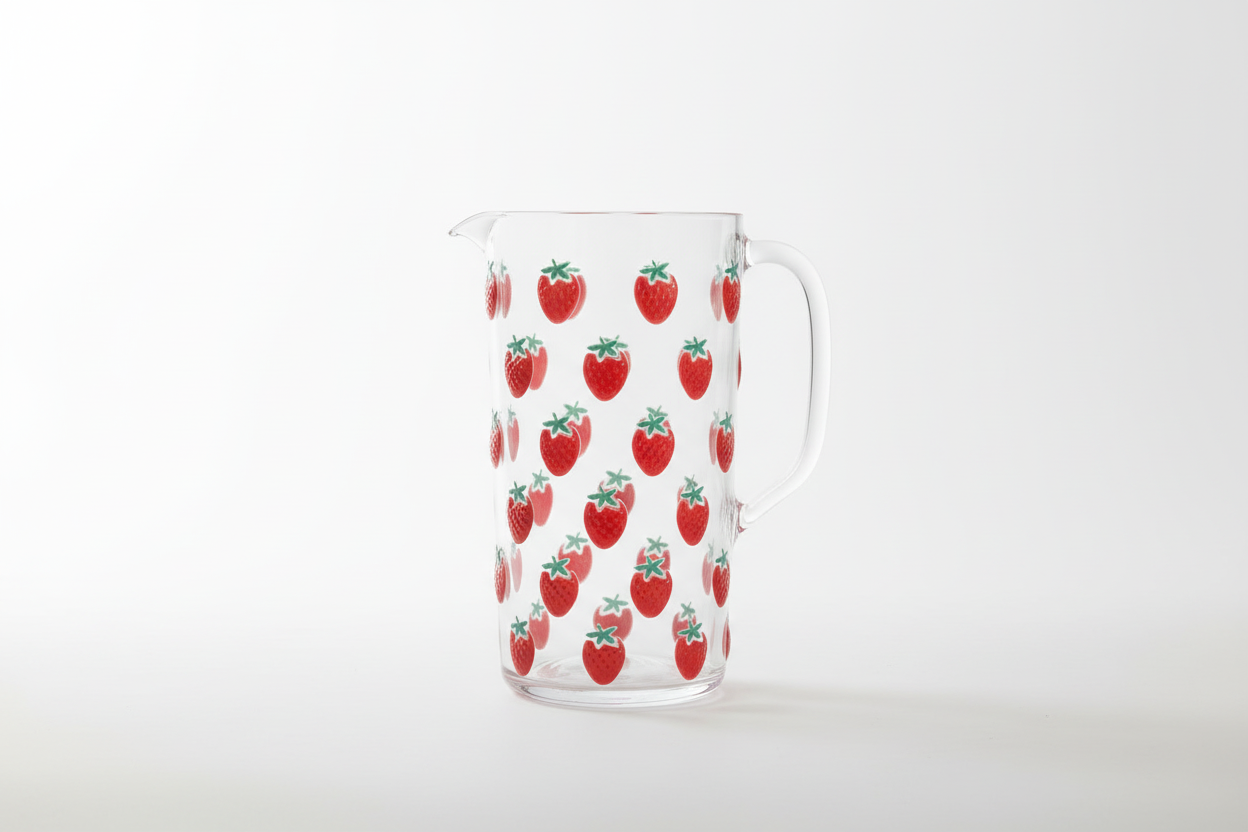 Jarra Acrílica Fresas