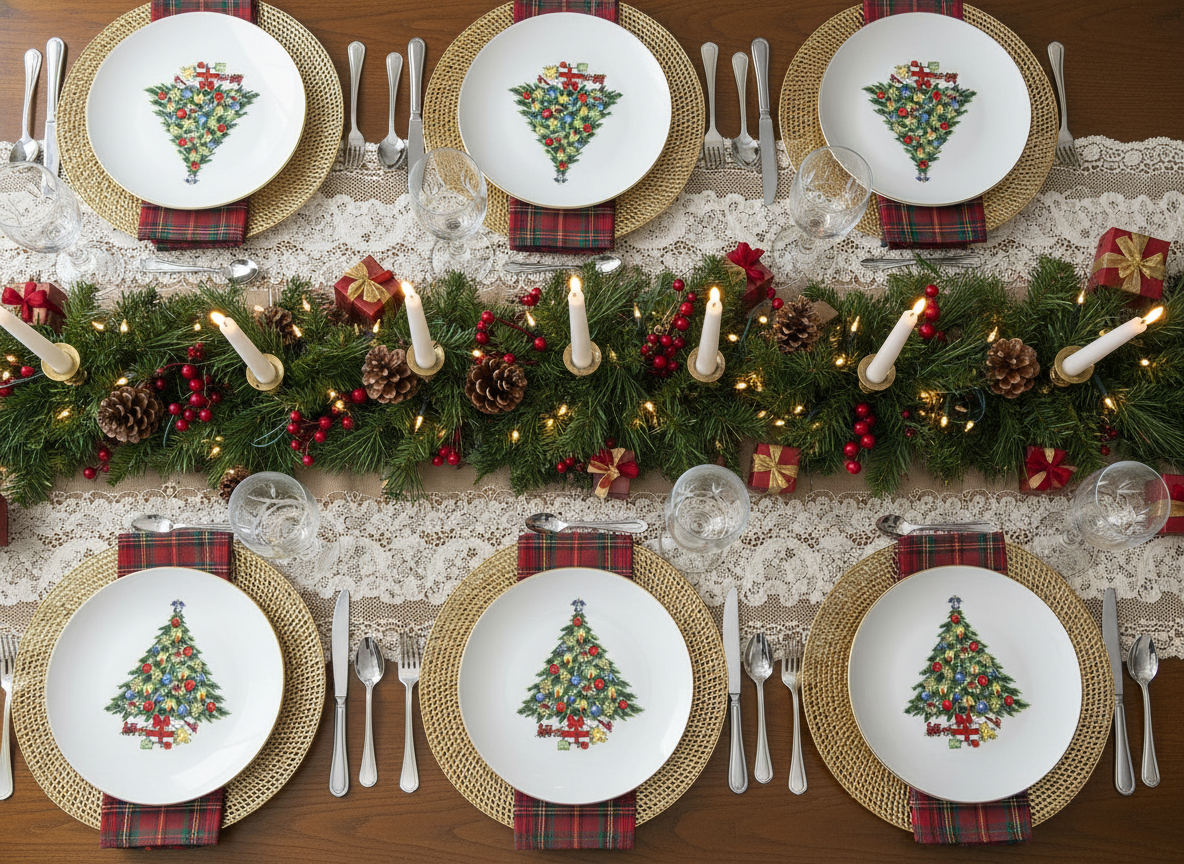 Set 6 platos Navideños