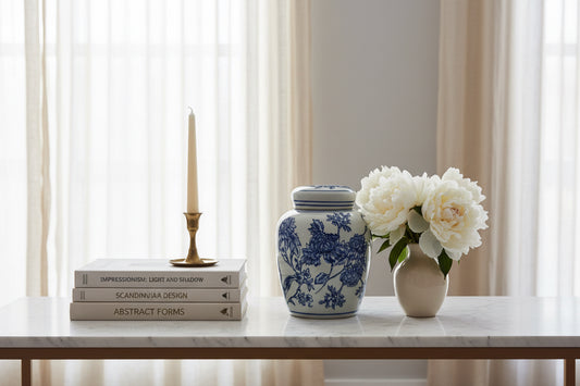 Vasija Ginger Blue