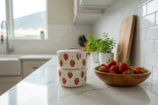 Set 2 Contenedores Fresas