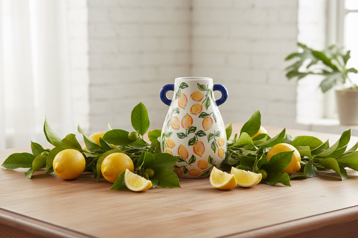 Jarrón Limones