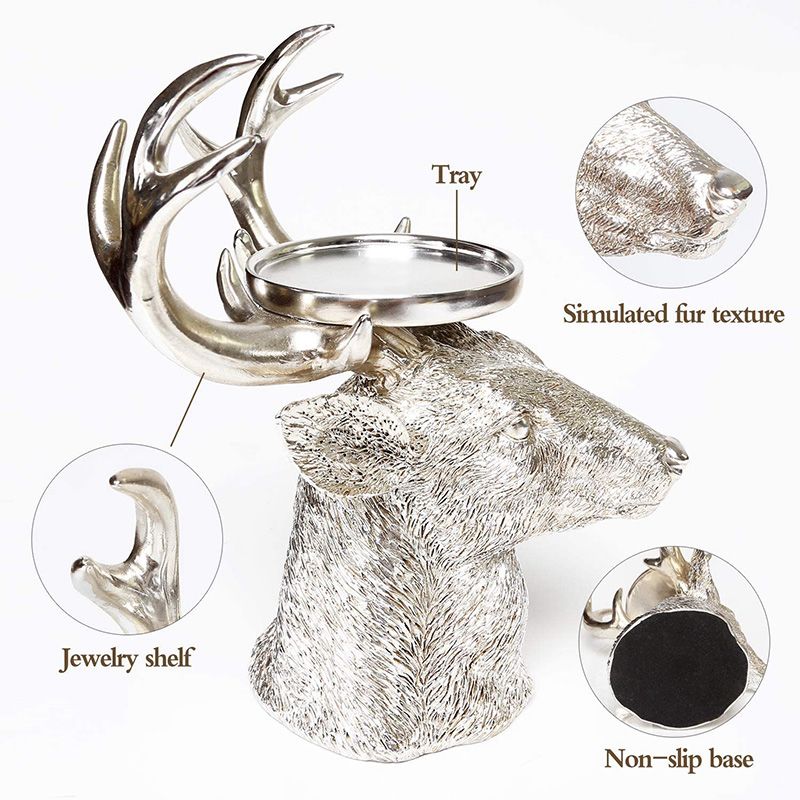 Porta Vela Venado plata
