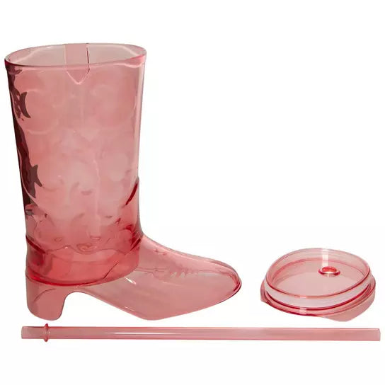 Vaso Acrílico Bota Pink