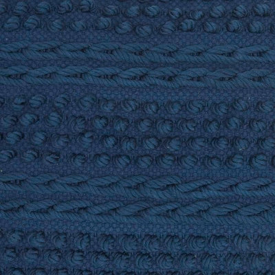 Cojín Azul Trenzado