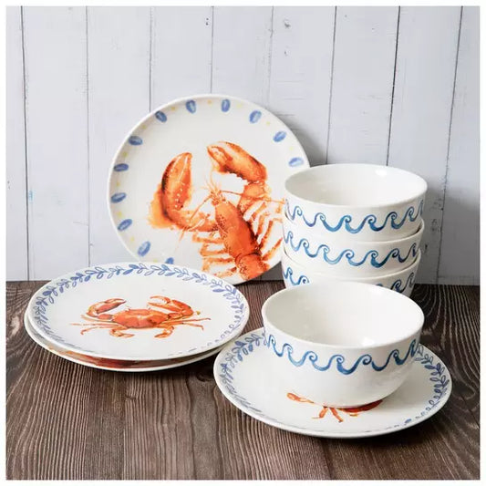 Set 4 platos Langosta