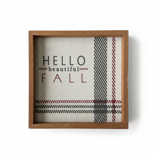 Rótulo Hello Fall