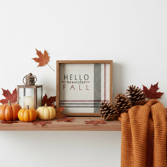 Rótulo Hello Fall