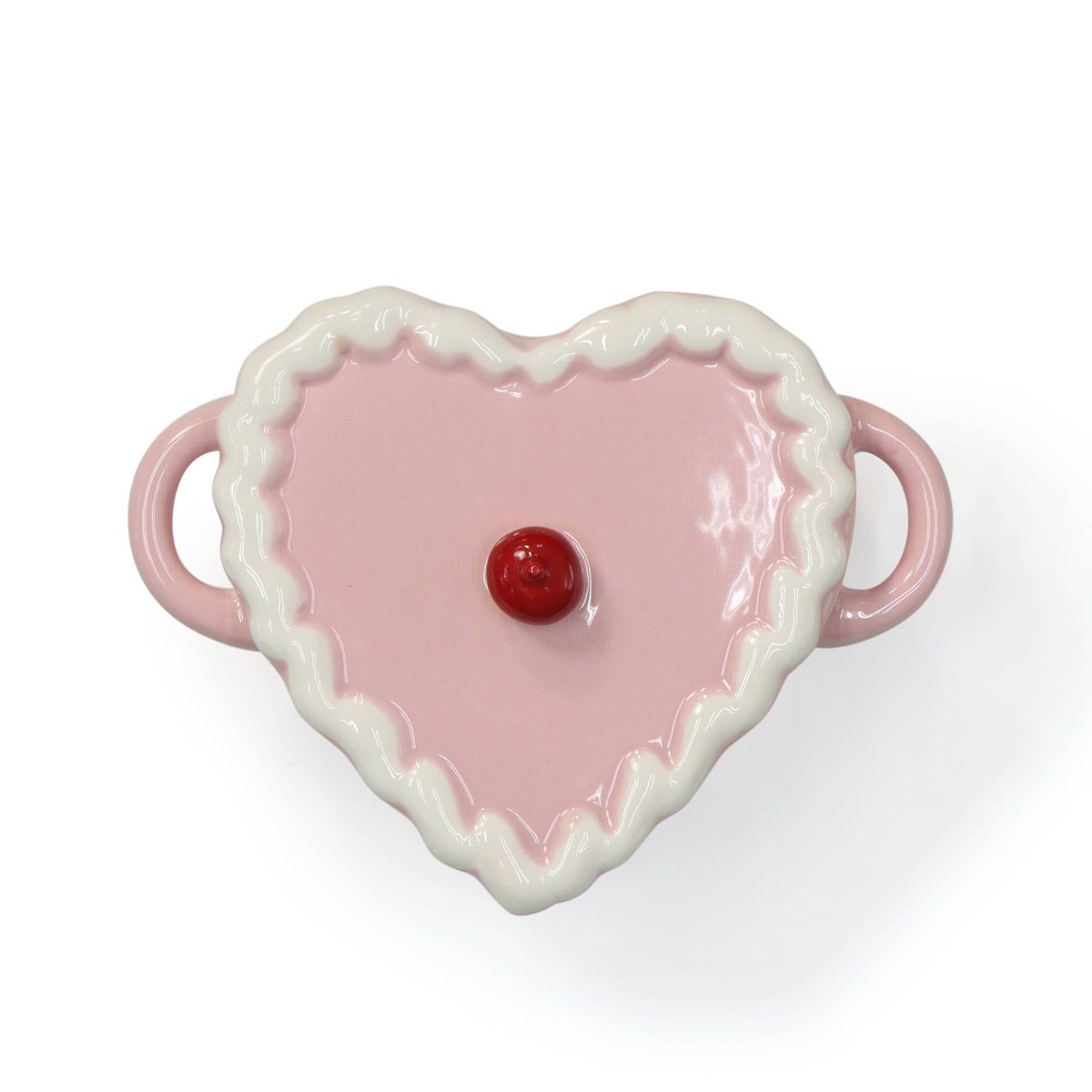 Cazuela Corazón Rosa