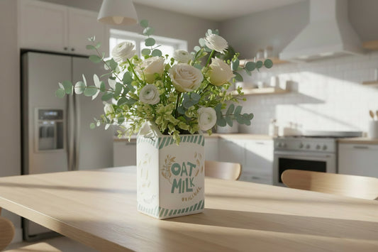 Jarrón Oat Milk