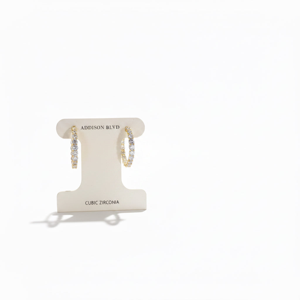 Argollas Zirconia Plateada