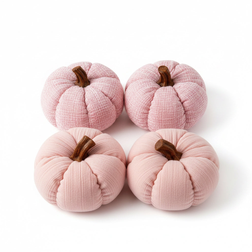 Set 8 calabazas Pink tela