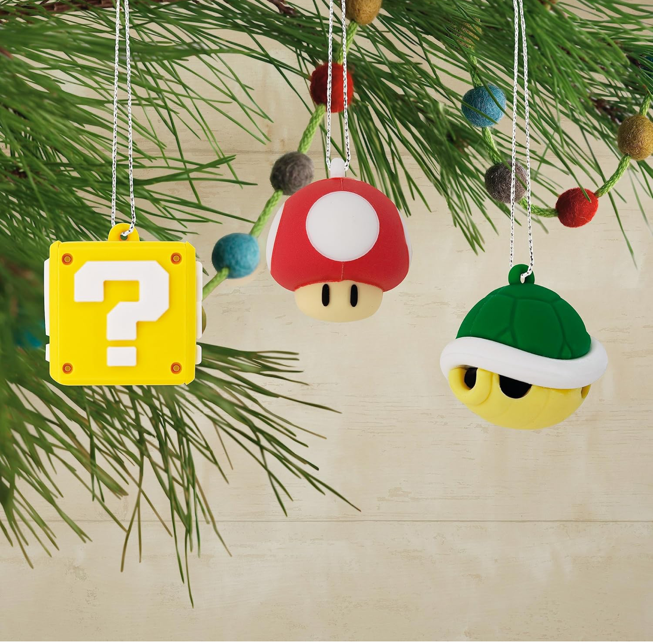 Set Ornamentos Súper Mario