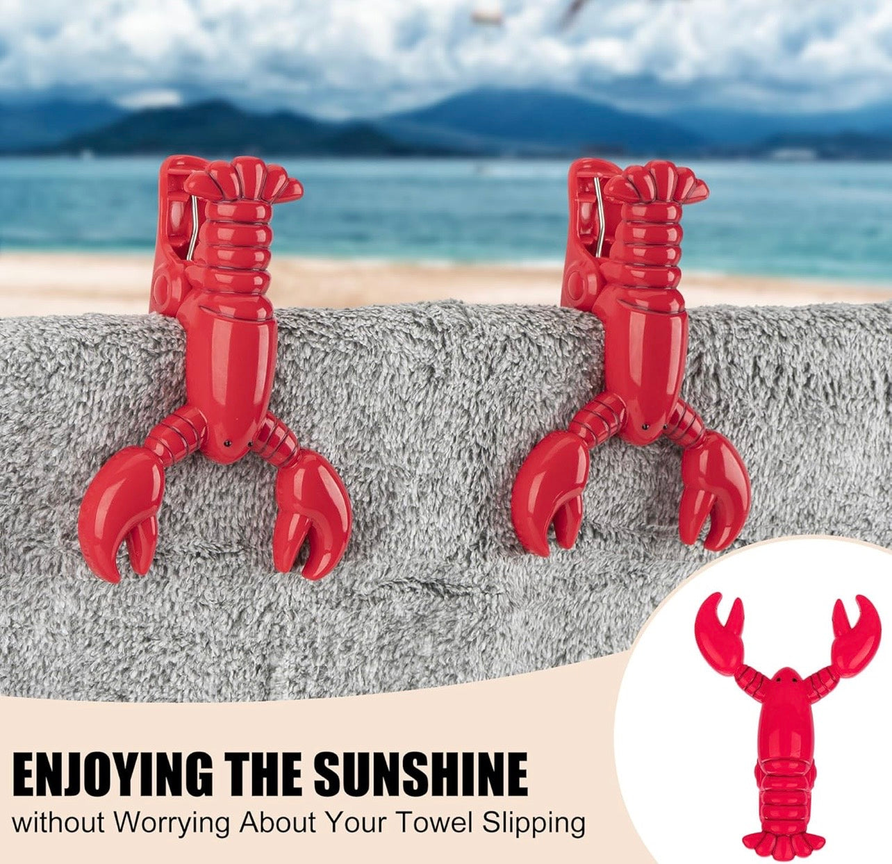 Set 2 Towel Clips