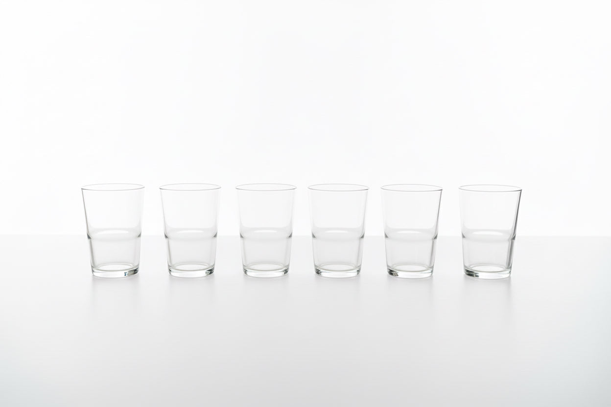 Set 6 Vasos Transparentes