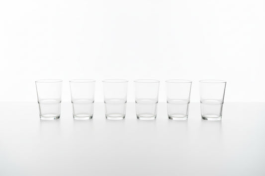 Set 6 Vasos Transparentes
