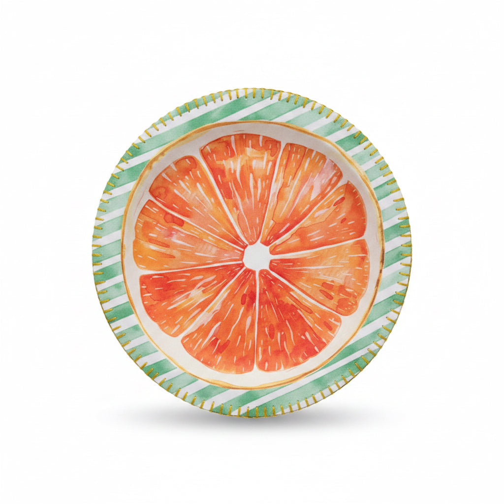 Set 2 Individuales Naranja