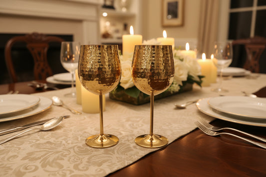 Set 2 Copas Doradas