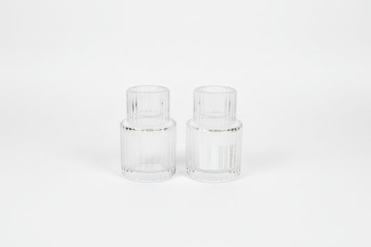 Set 2 Porta vela Pink