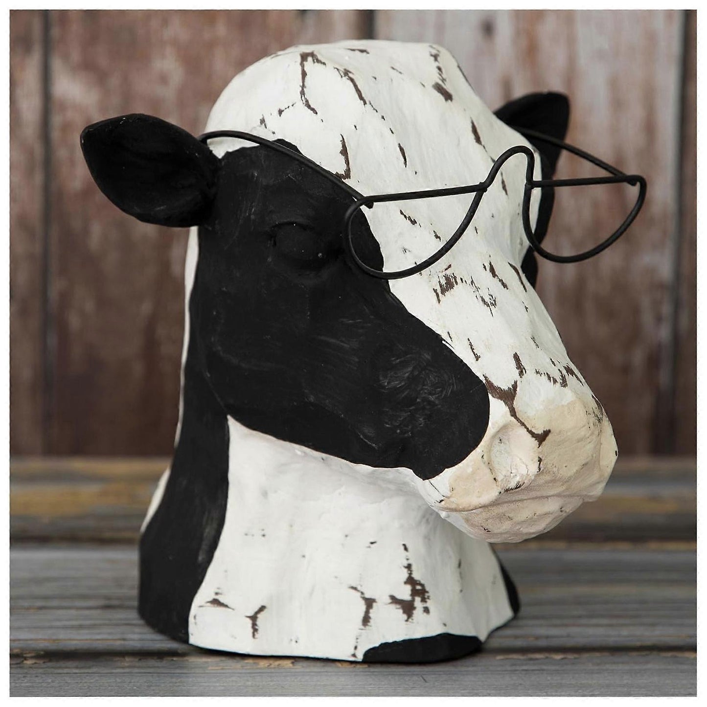 Busto Vaca Cerámica