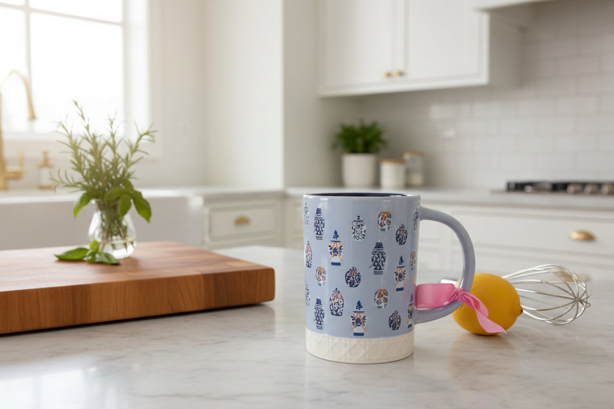 Taza Vintage Blue