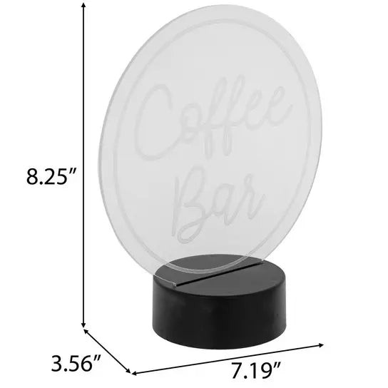 Rótulo Coffe Bar Led