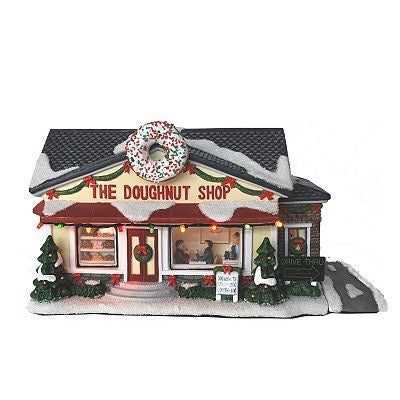 Tienda de Donas con Luz