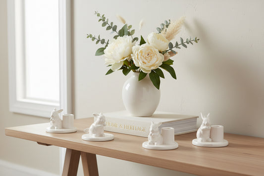 Set 4 Candelabros Conejitos