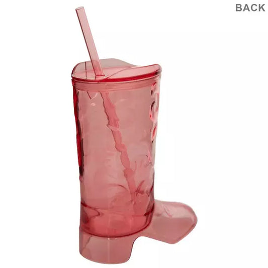 Vaso Acrílico Bota Pink