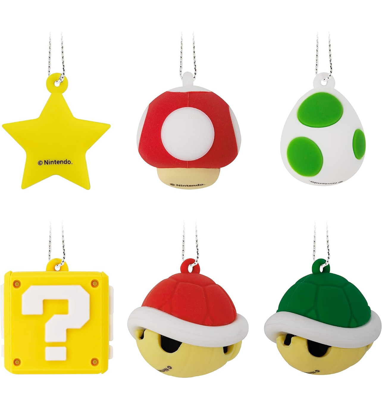 Set Ornamentos Súper Mario