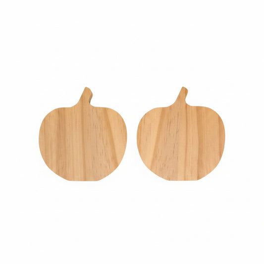 Set 2 calabazas madera