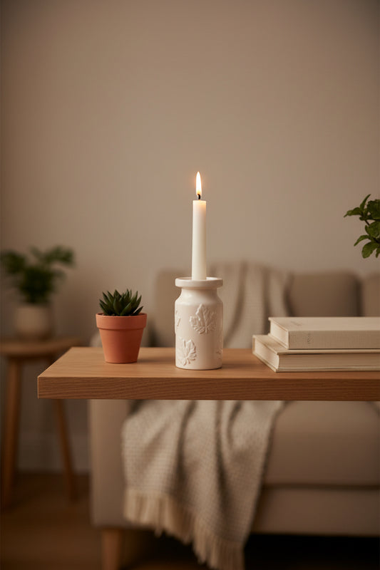 Candelabro Blanco Grande