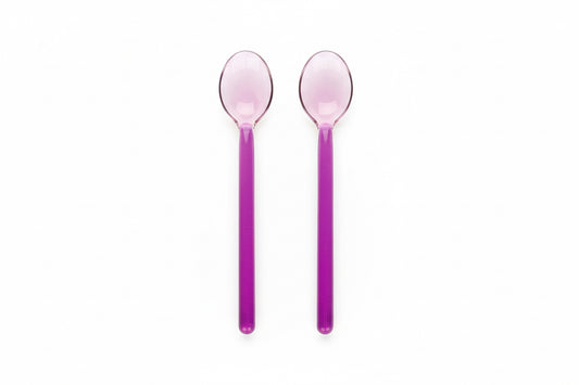 Set Glass Spoons