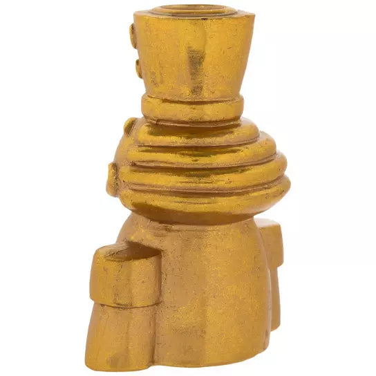 Set 2 candelabros Soldados Dorados