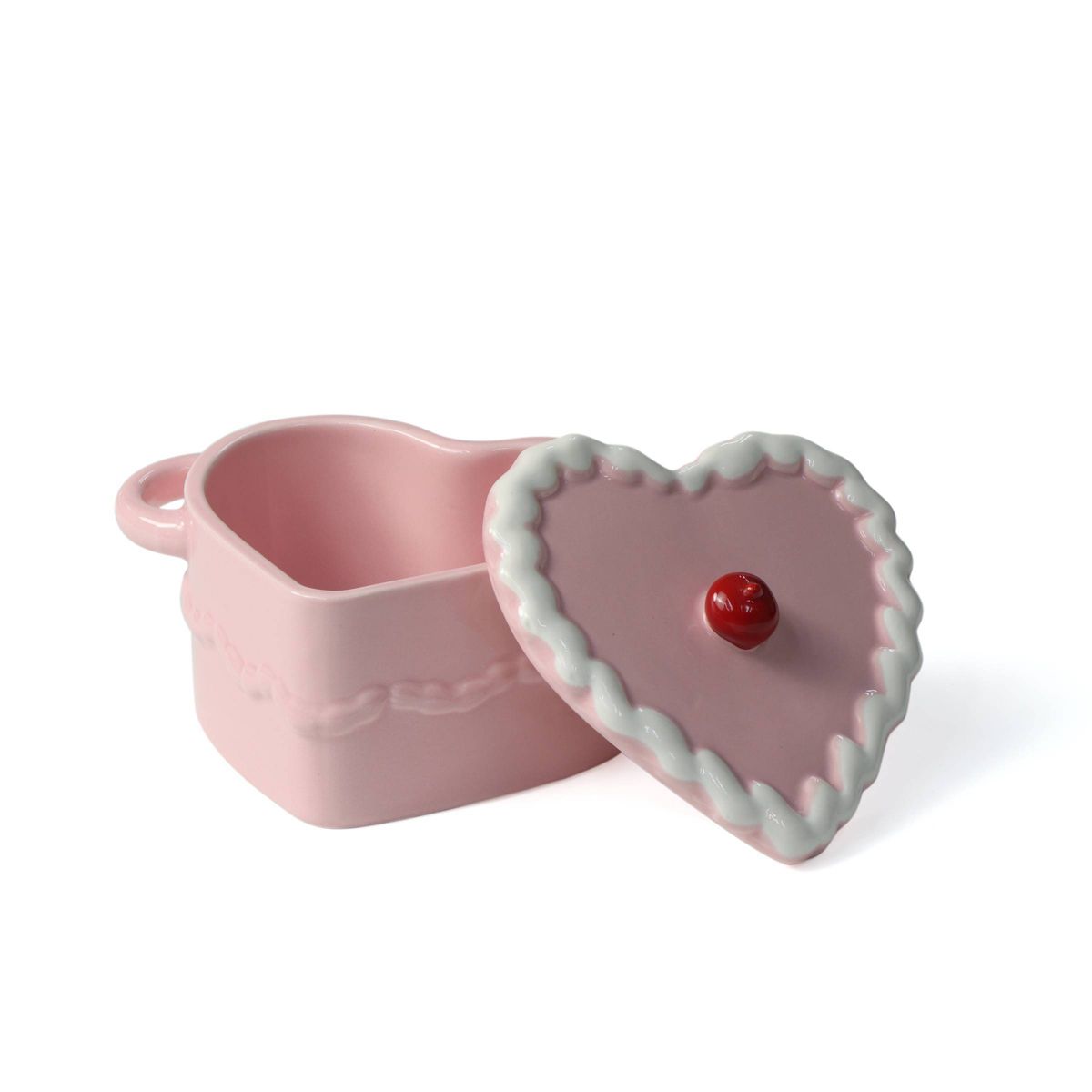 Cazuela Corazón Rosa