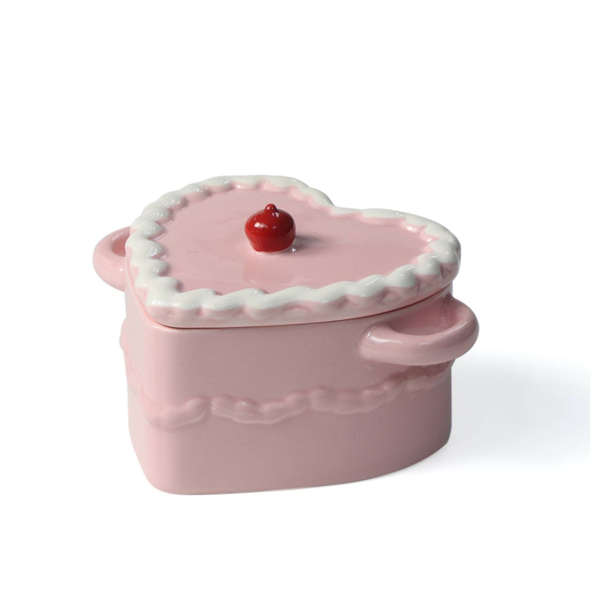 Cazuela Corazón Rosa