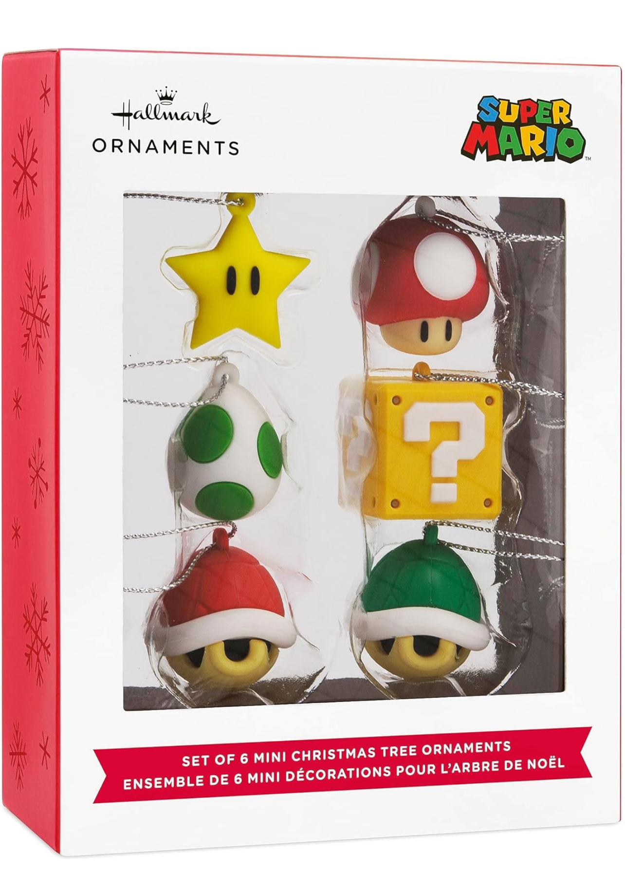 Set Ornamentos Súper Mario