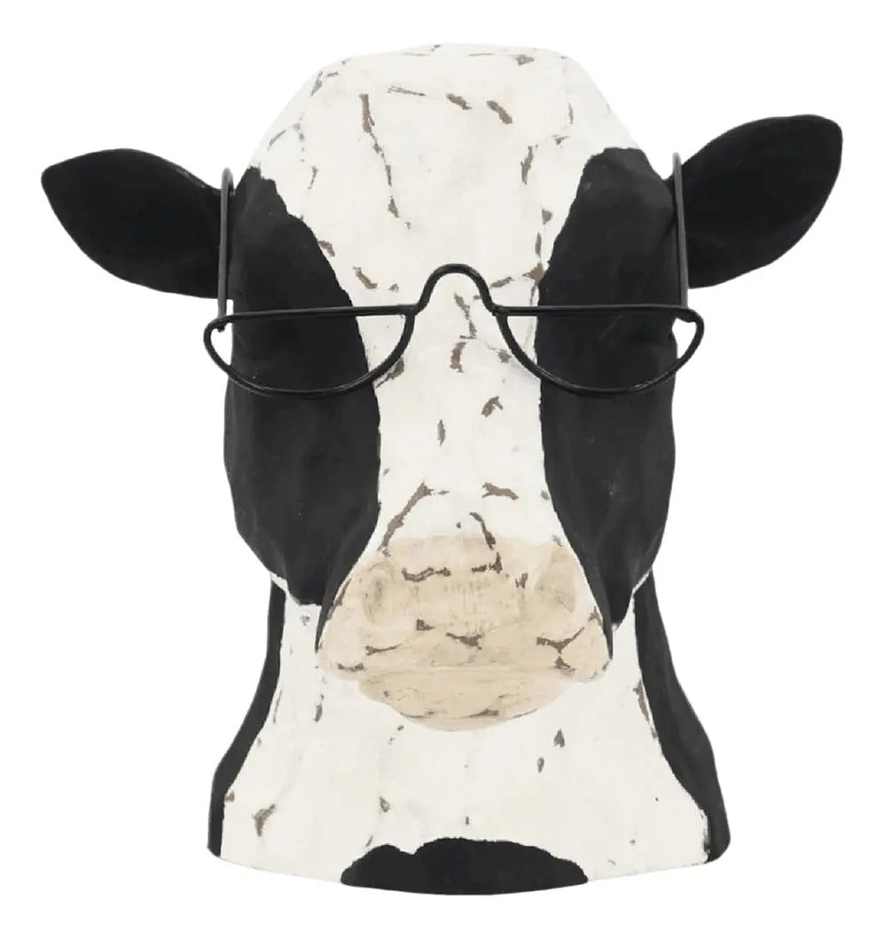 Busto Vaca Cerámica