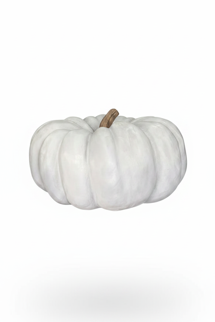 Calabaza Gigante Blanca Tallada