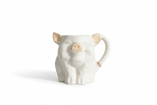 Taza Cerdito Blanco
