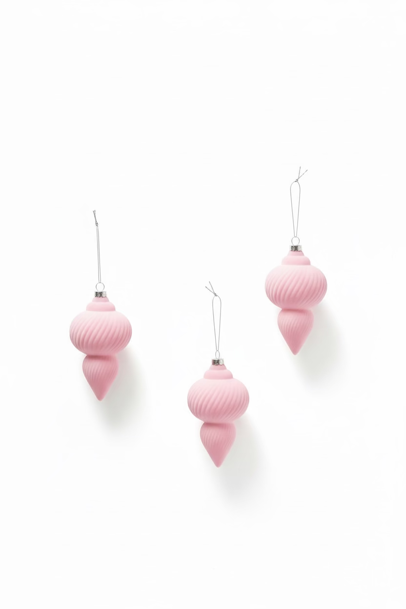 Esferas Velvet Rosa
