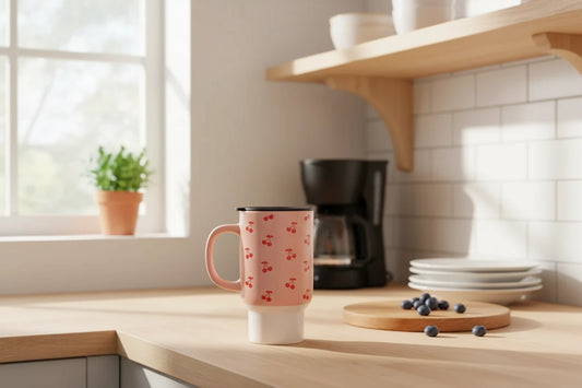 Vaso de Cerámica Cerezas 🍒