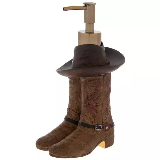 Jabonera Bota Con Sombrero
