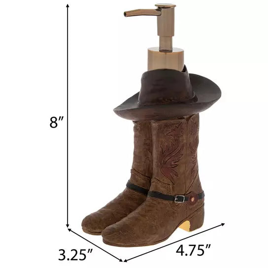 Jabonera Bota Con Sombrero
