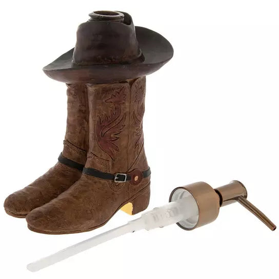 Jabonera Bota Con Sombrero